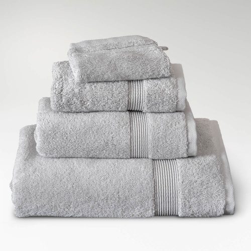 toallas algodón supima gris perla